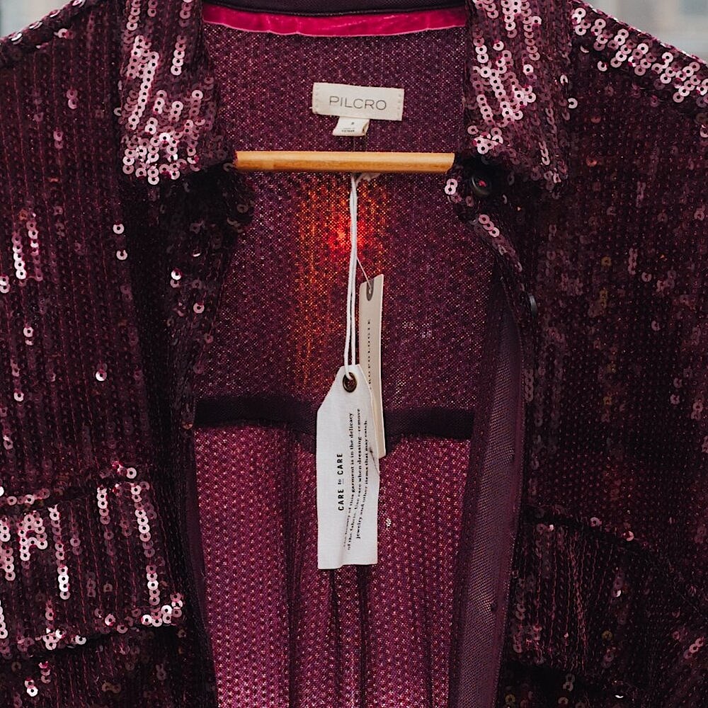 Sequin Anthropologie Cardigan
